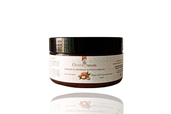 Masque et gommage à l’huile d’Argan